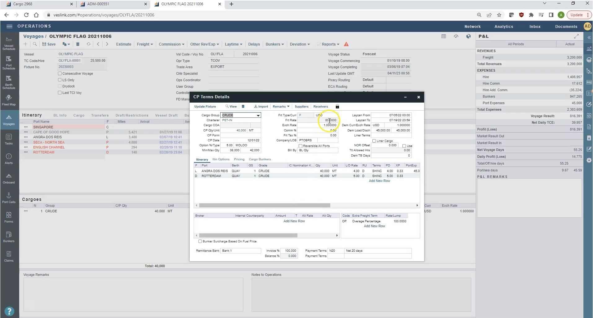 Accurate Data Maritime Contracts