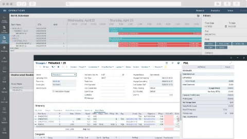 Maritime Logistics Screen