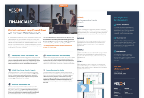 Financials Persona Sheet Pardot