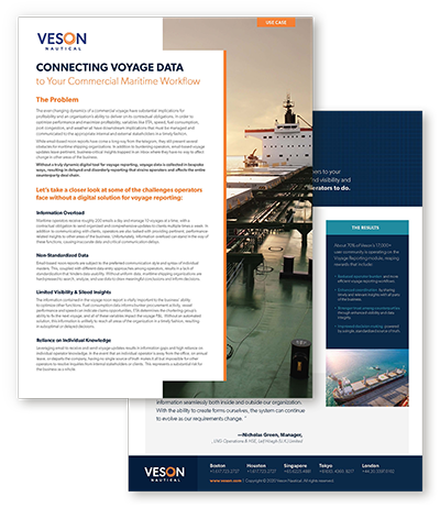 Voyage Reporting Use Case