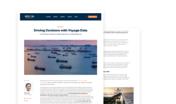 Driving Decisions With Voyage Data Blog