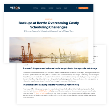 Overcoming Costly Berth Scheduling Challenges
