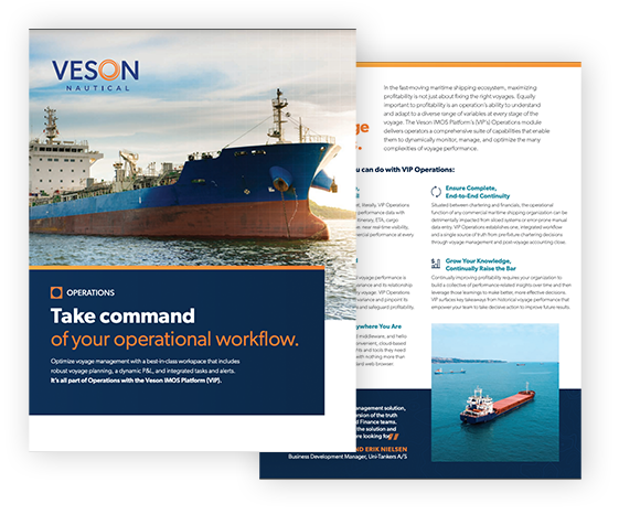 Operations Brochure - Veson Nautical