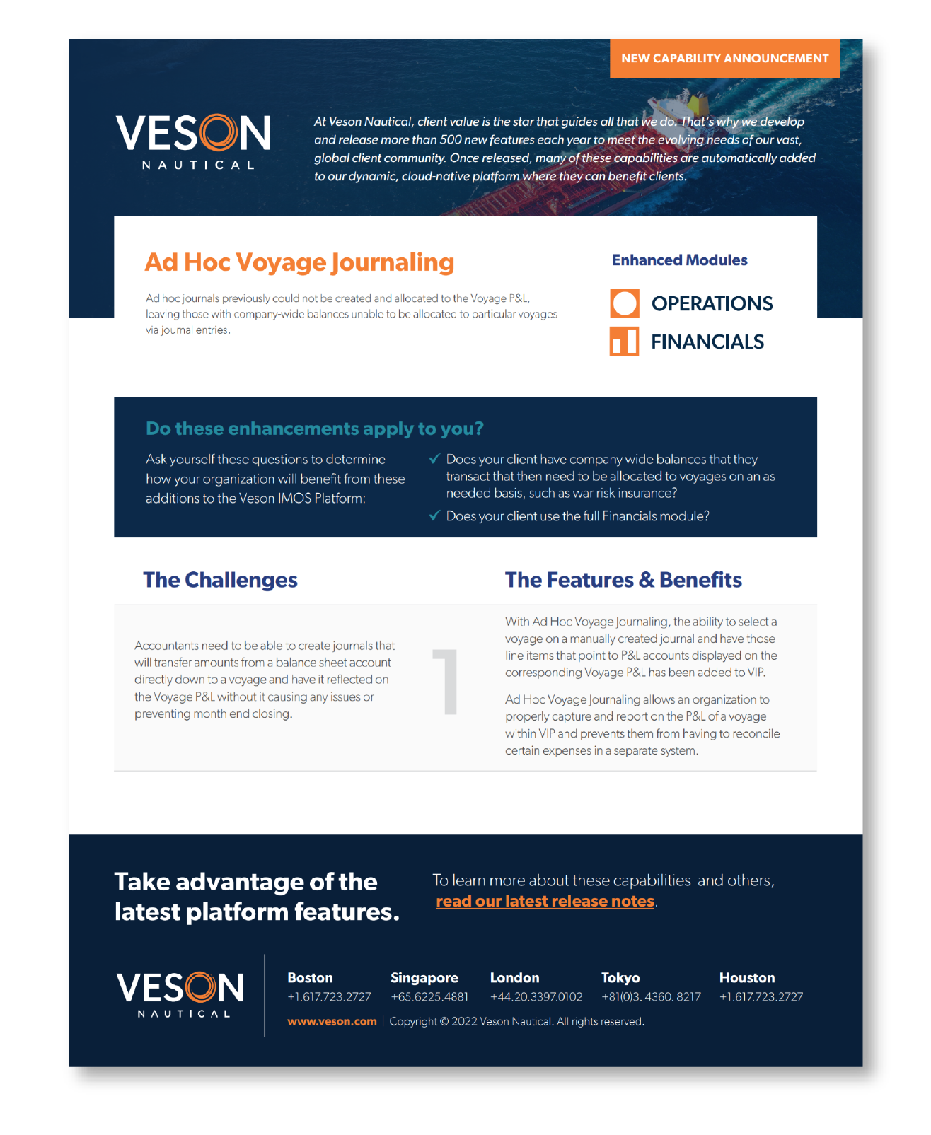 IMOS Ad Hoc Voyage Journaling Capability Spotlight - Veson Nautical