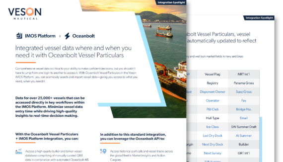 Imos + Ob Vessel Particulars Sheet Thumbnail