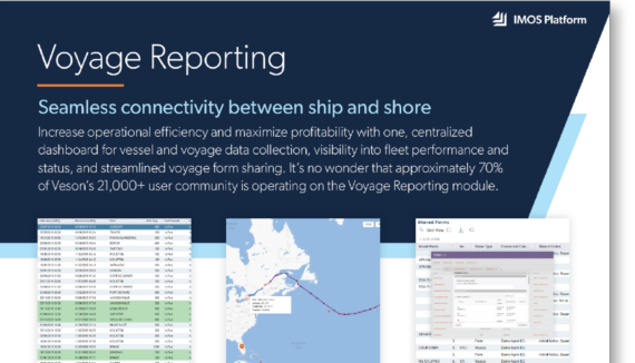 Voyage Reporting Sheet Thumbnail