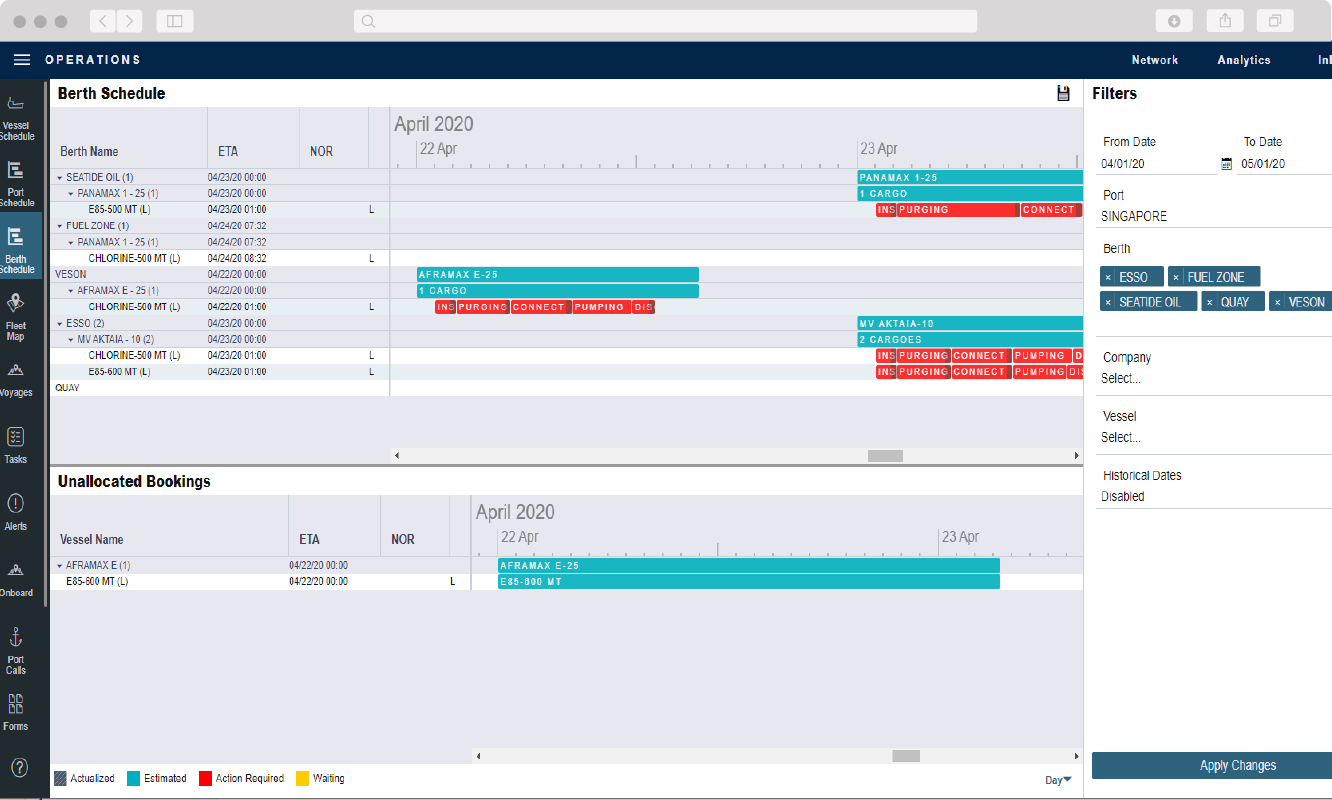 Imos Berth Scheduling Workflow Integration 01