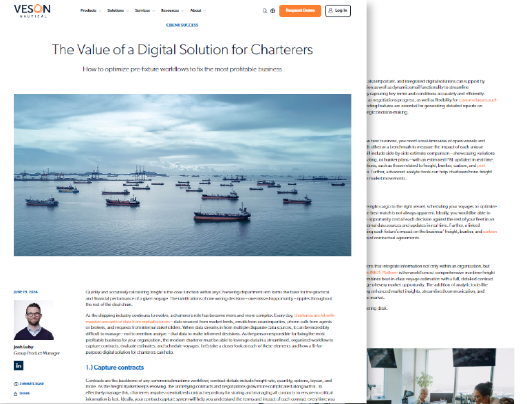 Blog Chartering Updated