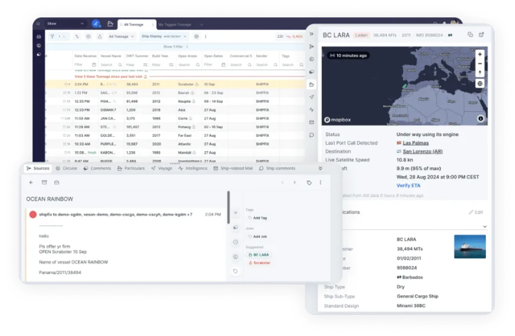 Real Time Freight Rate Calculations