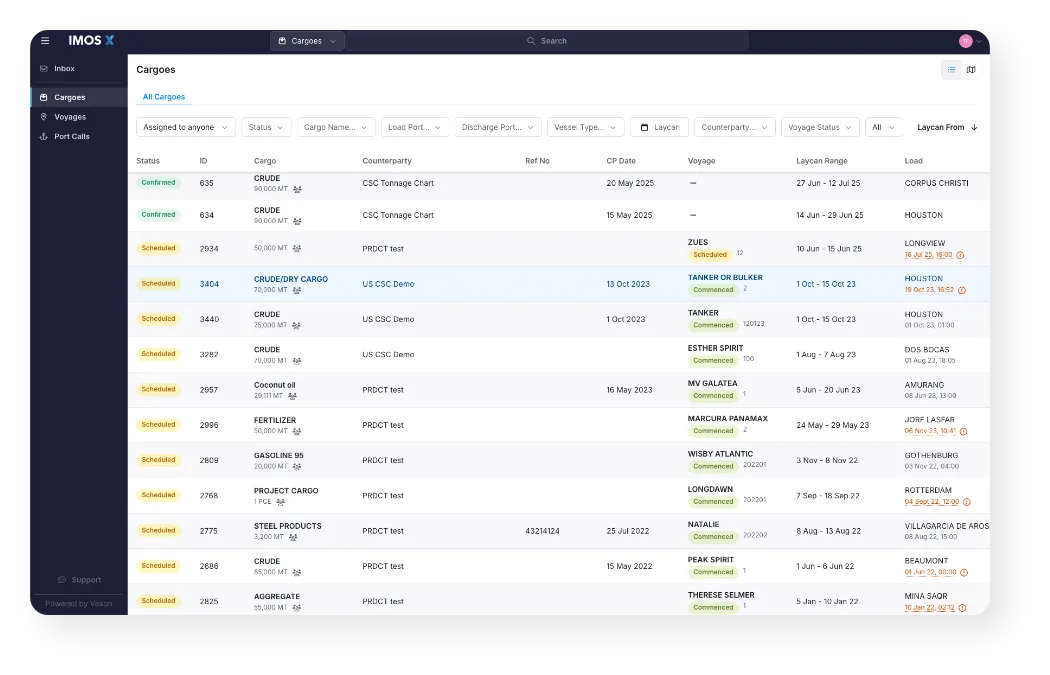 Unified Charterer Portal