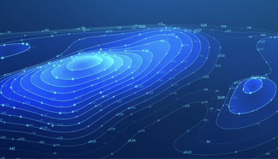 3d Ocean Map Nautical Sea Chart Line Background Pattern. Radar Sonar Digital Marine Depth Grid Topology Gps 3d Wireframe Submarine. Scientific Bathymetry Oceanography Elevation Data Analysis.