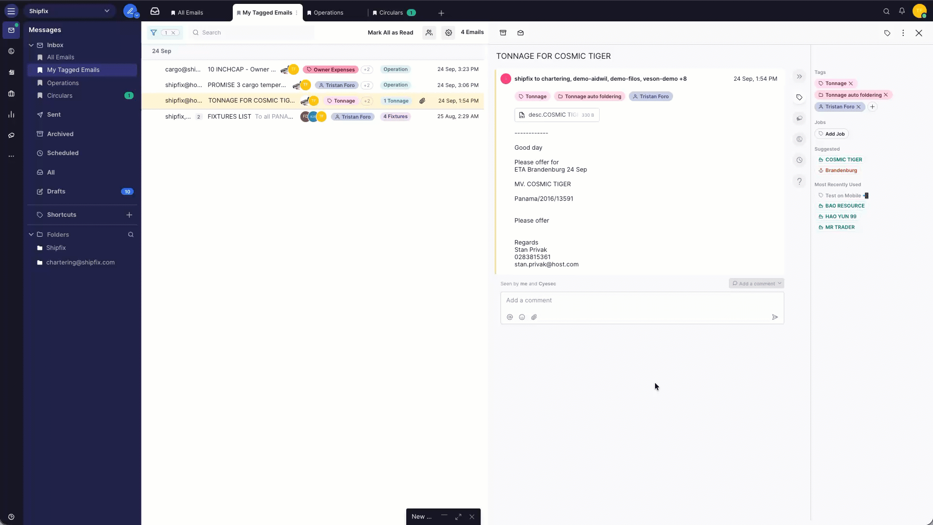 Shipfix Q1 2026 Update Sharepoint Integration