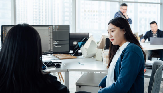 Young Business People Working In Office