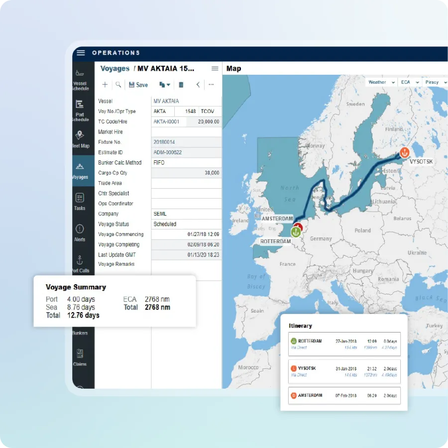 Automate Voyage Tracking