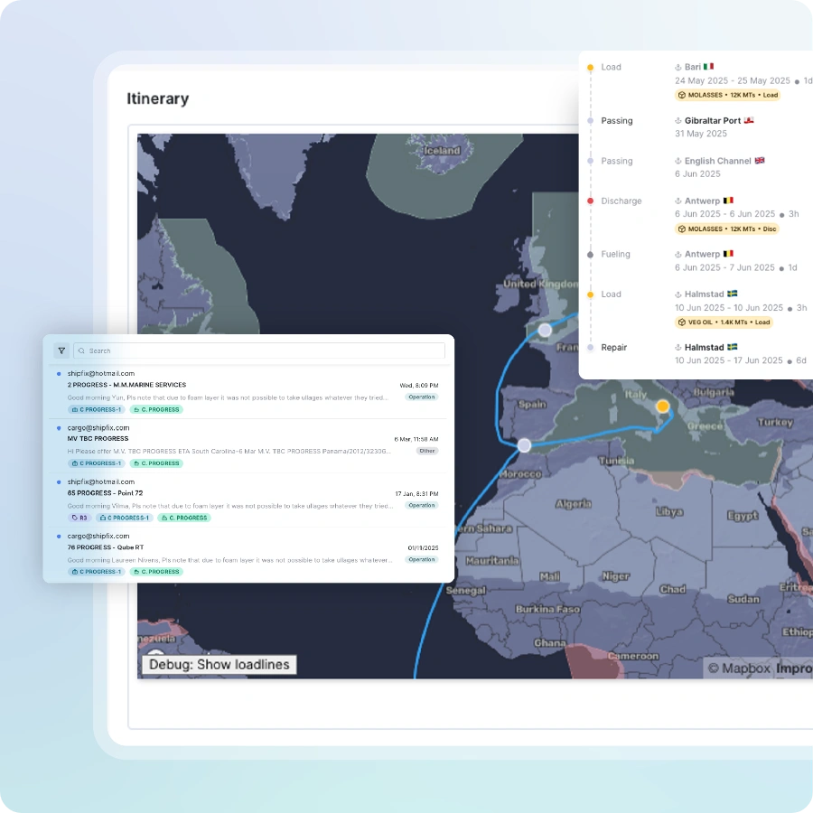 Data Handoff Screen