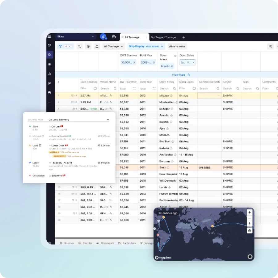 Streamline Chartering Workflow