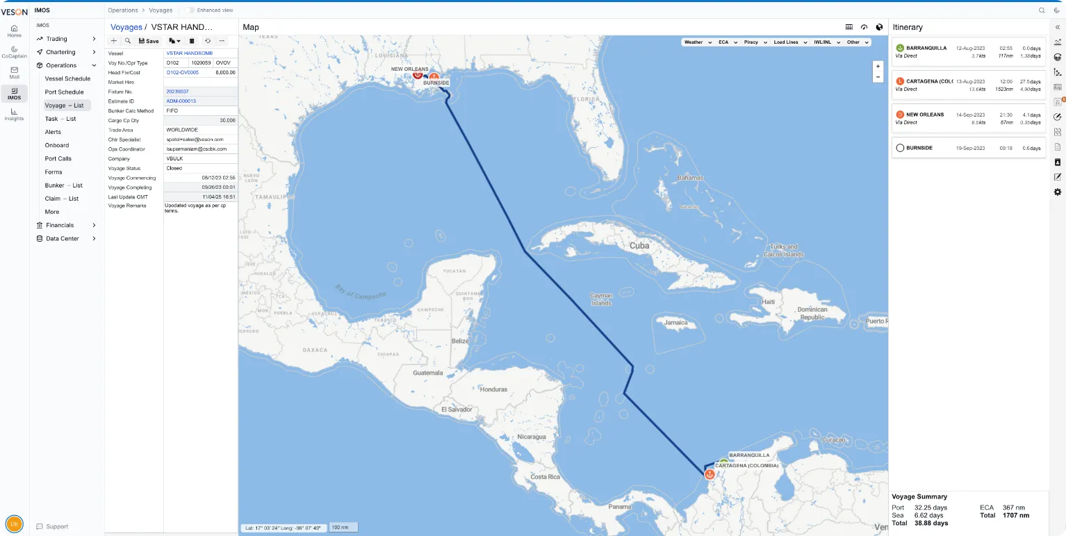 Imos Operations Voyage Management 2026 Hr
