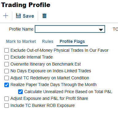 Tradingprofilecalcunrealized