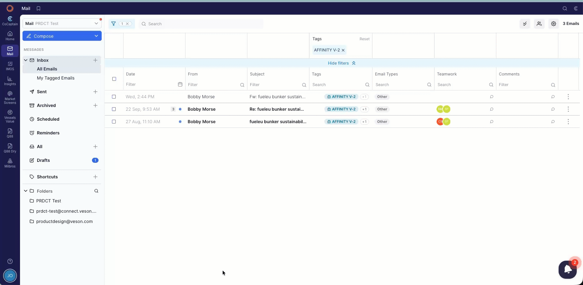 Embedded Email Demo